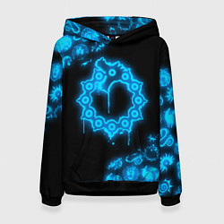 Толстовка-худи женская МЕЛИОДАС НЕОНОВЫЙ 7 СМЕРТНЫХ ГРЕХОВ, цвет: 3D-черный