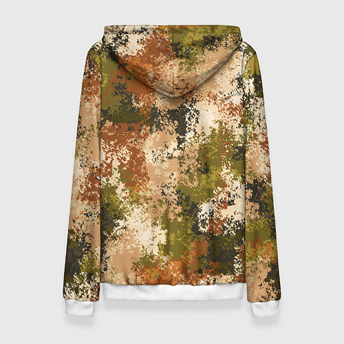 Женская толстовка Камуфляж Василиск Степь / 3D-Белый – фото 2