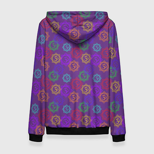 Женская толстовка Мантра ОМ - Аум / 3D-Черный – фото 2