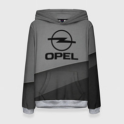 Толстовка-худи женская Opel astra, цвет: 3D-меланж