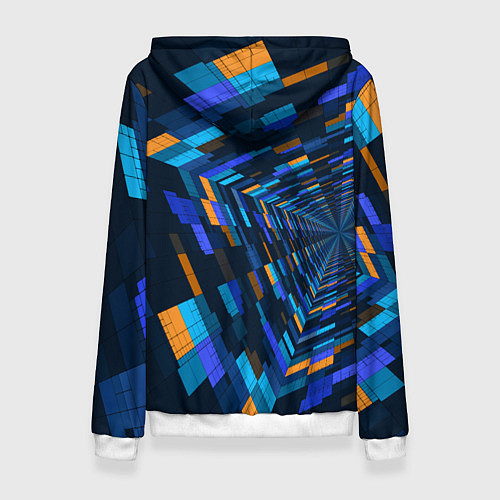 Женская толстовка Geometric pattern Fashion Vanguard / 3D-Белый – фото 2