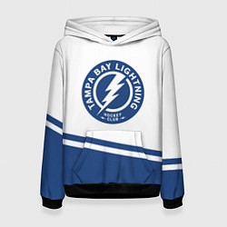 Толстовка-худи женская Tampa Bay Lightning NHL, цвет: 3D-черный