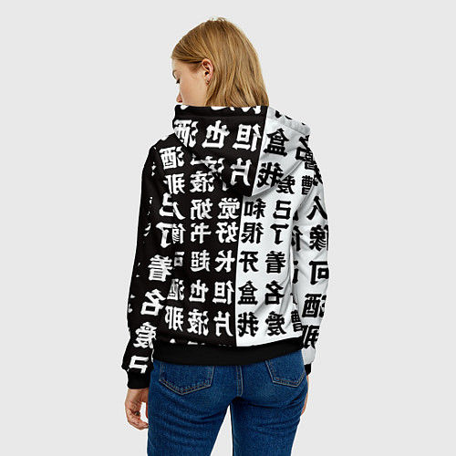 Женская толстовка Винрейнджер WR Дота 2 WHITE Black / 3D-Черный – фото 4