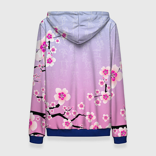 Женская толстовка GOT7 ЦВЕТЫ САКУРЫ / 3D-Синий – фото 2