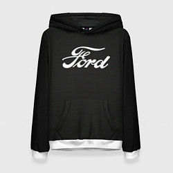 Толстовка-худи женская Ford форд крбон, цвет: 3D-белый