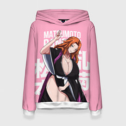 Толстовка-худи женская Matsumoto Rangiku, цвет: 3D-белый