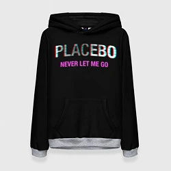 Толстовка-худи женская Placebo Never Let Me Go, цвет: 3D-меланж