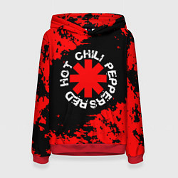 Толстовка-худи женская Red hot chili peppers RHCP, цвет: 3D-красный