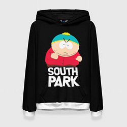 Толстовка-худи женская Южный парк - Эрик, цвет: 3D-белый