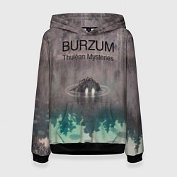 Толстовка-худи женская Thulean Mysteries - Burzum, цвет: 3D-черный