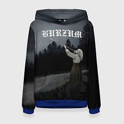 Толстовка-худи женская Burzum - Filosofem, цвет: 3D-синий