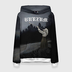 Толстовка-худи женская Burzum - Filosofem, цвет: 3D-белый