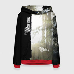 Толстовка-худи женская Burzum - Belus, цвет: 3D-красный