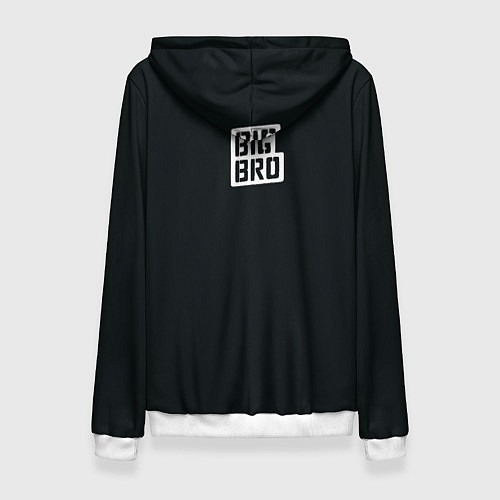Женская толстовка Большой братан / 3D-Белый – фото 2