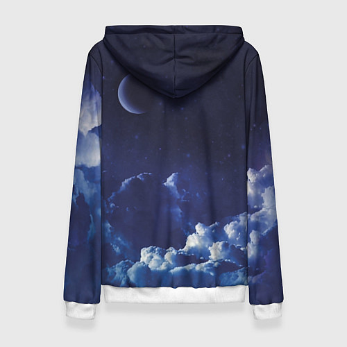 Женская толстовка Пассажирский самолет Ил-114-300 / 3D-Белый – фото 2