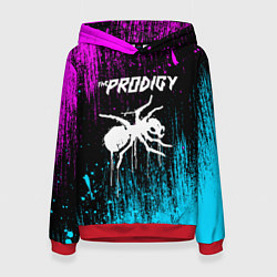Толстовка-худи женская The prodigy neon, цвет: 3D-красный