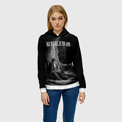 Толстовка-худи женская The Ways of Yore - Burzum, цвет: 3D-белый — фото 2