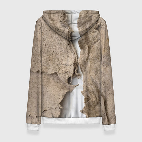 Женская толстовка Только для Италии Мешковина Рваньё Only for Italy / 3D-Белый – фото 2