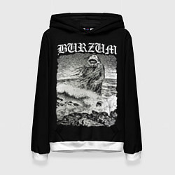 Толстовка-худи женская Burzum - The Sea Monster, цвет: 3D-белый