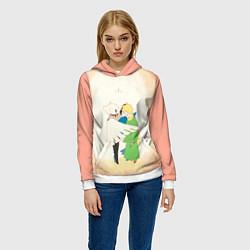 Толстовка-худи женская Дитя Света и Маленький Принц Sky: Children Of The, цвет: 3D-белый — фото 2