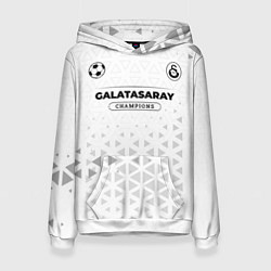 Толстовка-худи женская Galatasaray Champions Униформа, цвет: 3D-белый