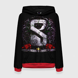 Толстовка-худи женская Sting in the Tail - Scorpions, цвет: 3D-красный