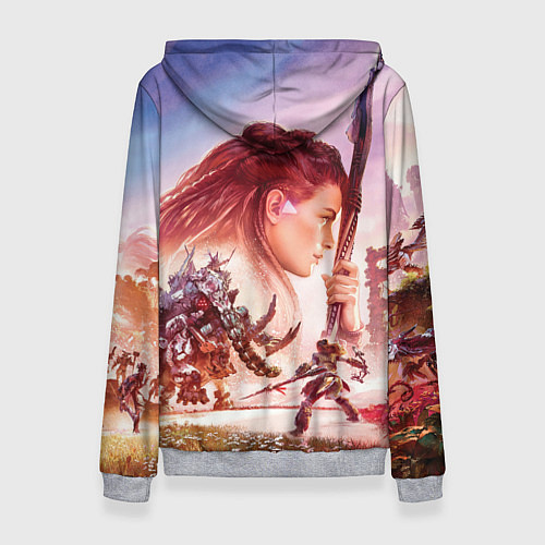 Женская толстовка Horizon Forbidden West / 3D-Меланж – фото 2