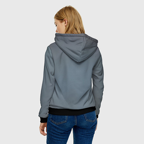 Женская толстовка ДОРА - MISS / 3D-Черный – фото 4