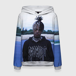 Толстовка-худи женская XXXTentacion in a revenge hoodie, цвет: 3D-меланж