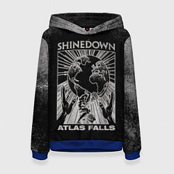 Толстовка-худи женская Atlas Falls - Shinedown, цвет: 3D-синий