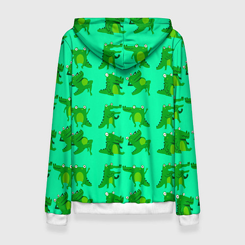 Женская толстовка FUNNY CROCODILES / 3D-Белый – фото 2