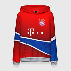 Толстовка-худи женская Bayern munchen sport, цвет: 3D-меланж