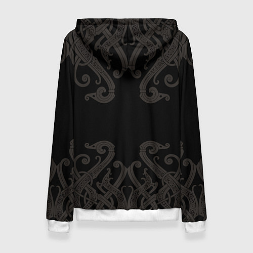 Женская толстовка Не бойся если ты один бойся, если ты ноль / 3D-Белый – фото 2