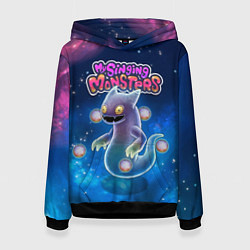Толстовка-худи женская My Singings monsters ВУЖАС GHAZT, цвет: 3D-черный
