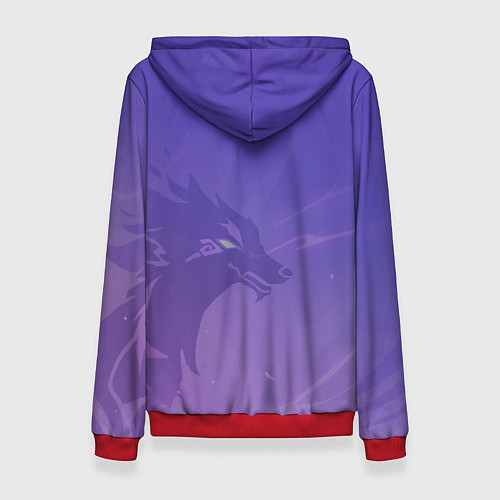 Женская толстовка Razor Genshin Impact / 3D-Красный – фото 2