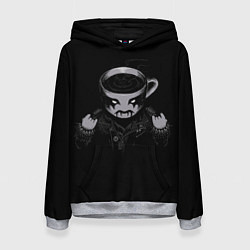 Толстовка-худи женская Black Metal Coffee, цвет: 3D-меланж