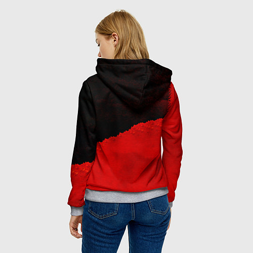 Женская толстовка Больше чем любовь - Stigmata / 3D-Меланж – фото 4