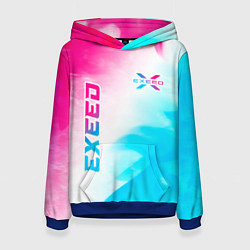 Женская толстовка Exeed Neon Gradient