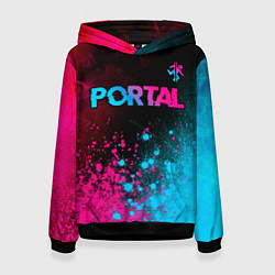 Женская толстовка Portal Neon Gradient