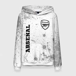 Толстовка-худи женская Arsenal Sport на светлом фоне, цвет: 3D-белый