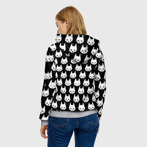 Женская толстовка Stray Pattern / 3D-Меланж – фото 4