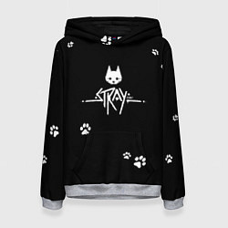 Толстовка-худи женская Stray, цвет: 3D-меланж