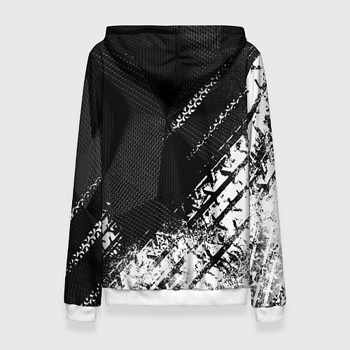 Женская толстовка Mitsubishi - След протектора / 3D-Белый – фото 2