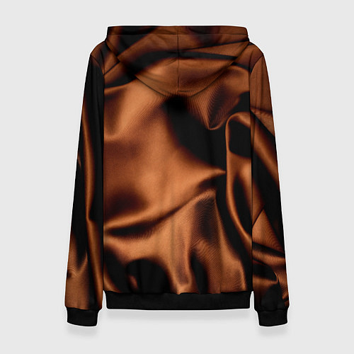 Женская толстовка Шелк шоколадный оттенок / 3D-Черный – фото 2