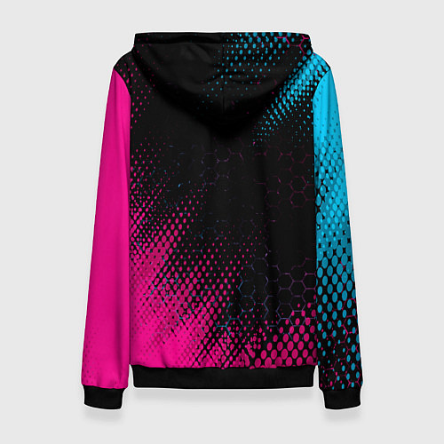 Женская толстовка Citroen - Neon Gradient / 3D-Черный – фото 2