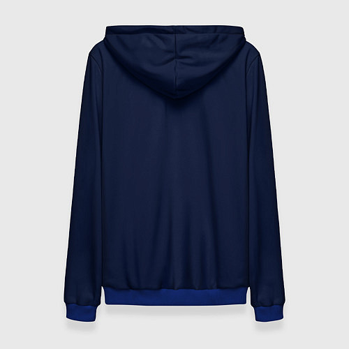 Женская толстовка Hollow Knight неоновые бабочки / 3D-Синий – фото 2