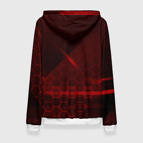 Женская толстовка Ac milan Соты / 3D-Белый – фото 2