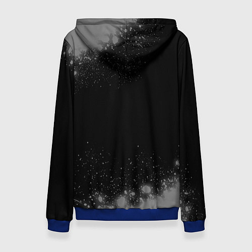 Женская толстовка Не спорь с лучшим механиком - на темном фоне / 3D-Синий – фото 2