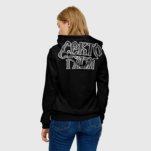 Женская толстовка Gas Sector / 3D-Черный – фото 4
