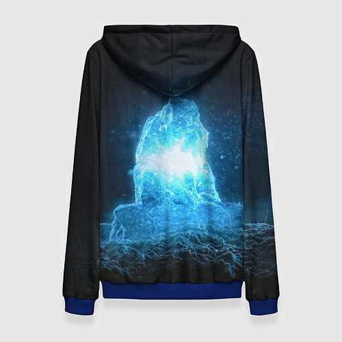 Женская толстовка STALKER Монолит / 3D-Синий – фото 2